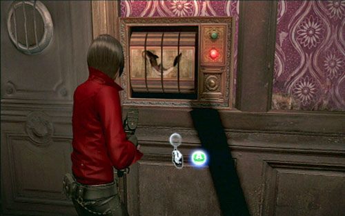 Tego samego ptaka musisz ułożyć na zamku obok drzwi - 1 - Apartament; Wieżyczki | Kampania Ady Wong | Solucja Resident Evil 6 - Resident Evil 6 - poradnik do gry