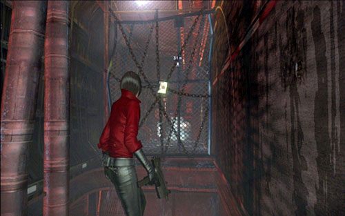 W pewnym momencie drogę zablokuje ci metalowa krata - 1 - Ucieczka przed falą | Kampania Ady Wong | Solucja Resident Evil 6 - Resident Evil 6 - poradnik do gry