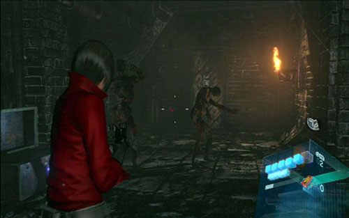 Chwilę później zostaniesz zaatakowany przez parę zombie - 2 - Pierwszy fragment klucza - Kampania Ady Wong - Resident Evil 6 - poradnik do gry
