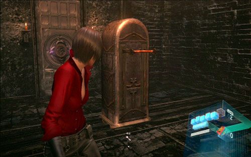 Zabij szybko bestię, a następnie popchnij dwa razy w prawo, pociąganą przez niego dźwignię - 2 - Drugi fragment klucza | Kampania Ady Wong | Solucja Resident Evil 6 - Resident Evil 6 - poradnik do gry