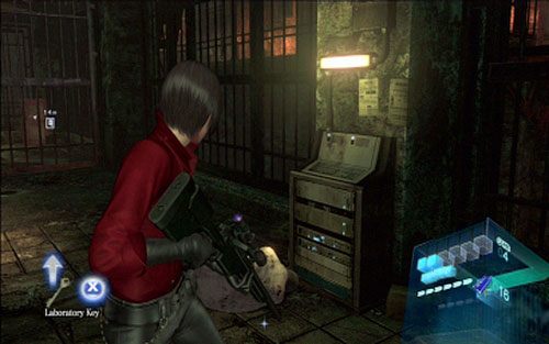 W pomieszczeniu więziennym twoim celem jest klucz leżący w jednej z cel - 2 - Tajne laboratorium | Kampania Ady Wong | Solucja Resident Evil 6 - Resident Evil 6 - poradnik do gry