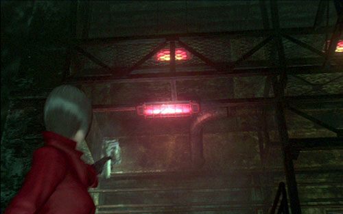 Gdy zdobędziesz już przedmiot, otwórz drzwi z lewej i wskocz z pomocą linki piętro wyżej - 2 - Tajne laboratorium | Kampania Ady Wong | Solucja Resident Evil 6 - Resident Evil 6 - poradnik do gry