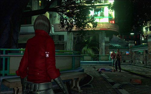Z drugiej strony zaatakuje cię para przeciwników - 3 - Miejskie ulice | Kampania Ady Wong | Solucja Resident Evil 6 - Resident Evil 6 - poradnik do gry