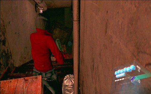 Będzie tam przewrócona szafka, pod którą ukryto czwarty artefakt - Rozdział III | Emblematy - Ada Wong | Resident Evil 6 - Resident Evil 6 - poradnik do gry