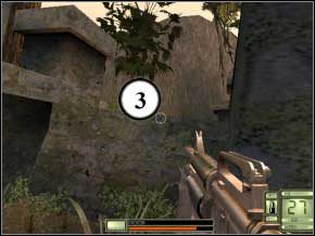 Prosto, wychyl się w prawo - w oddali czeka kolejny snajper (4) - Colombia | Soldier of Fortune 2 Double Helix - Soldier of Fortune 2: Double Helix - poradnik do gry