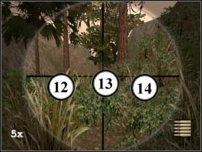 Idź w ich stronę, a następnie skręć w lewo - za drzewami w oddali będzie kolejnych dwóch - Colombia | Soldier of Fortune 2 Double Helix - Soldier of Fortune 2: Double Helix - poradnik do gry