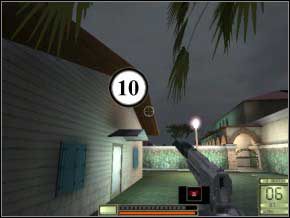 Idź za ten domek wzdłuż muru, gdy skręcisz w prawo, przygotuj się do zabicia dwóch przeciwników - psa i strażnika (używaj M4 lub AK74) (11) (12) - Vergara | Soldier of Fortune 2 Double Helix - Soldier of Fortune 2: Double Helix - poradnik do gry