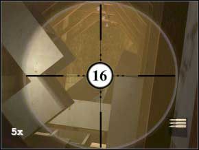 Wejdź do pokoju, szafka zasłania przejście, otwórz więc drzwi po lewej, w pokoju zabij dwóch strażników (17) (18) - Vergara | Soldier of Fortune 2 Double Helix - Soldier of Fortune 2: Double Helix - poradnik do gry