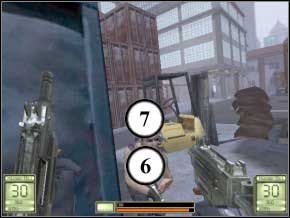 i kolejnych dwóch (7) (8), uważając jednocześnie na ich granaty, a także na to, aby nie wyczerpała ci się amunicja w magazynku w najmniej oczekiwanym momencie - Hongkong | Soldier of Fortune 2 Double Helix - Soldier of Fortune 2: Double Helix - poradnik do gry