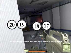 W pokoju po lewej jest drugi ciężko opancerzony, zabij go (21) i idź dalej korytarzem - Texas | Soldier of Fortune 2 Double Helix - Soldier of Fortune 2: Double Helix - poradnik do gry