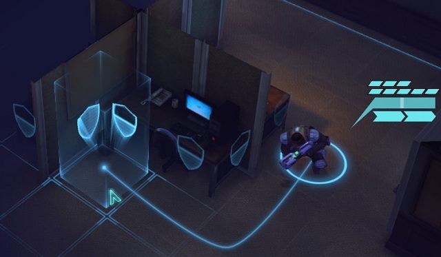 Przykład ustawiania się za przeszkodami terenowymi: widoczna ciężka i lekka osłona. - Jak strzelać, żeby trafić w XCOM Enemy Unknown? | Turowy system walki - XCOM: Enemy Unknown - poradnik do gry