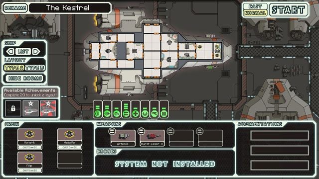 załoga: 3x human - Kestrel Cruiser (A) - The Kestrel | Statki | FTL Faster Than Light - FTL: Faster Than Light - poradnik do gry