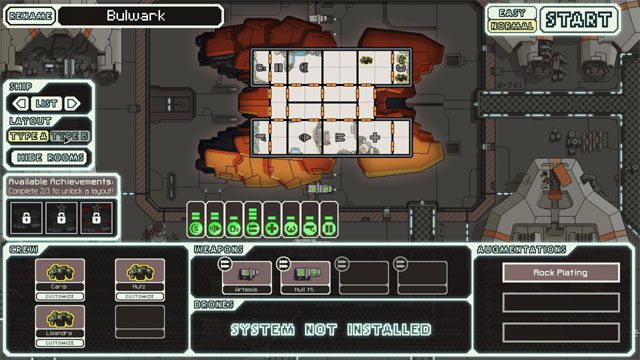 załoga: 3x rockmen - Rock Cruiser (A) - Bulwark - Statki - FTL: Faster Than Light - poradnik do gry