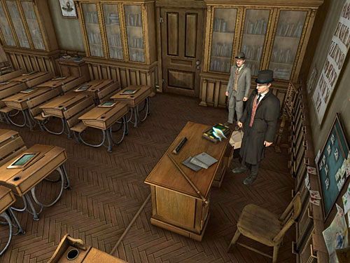 Zwróć też uwagę na ciekawe pudełko z prawej strony biurka - Otwórz skrytkę lady Beckett | Eksplozja w posiadłości sędziego Becketta - Testament Sherlocka Holmesa - poradnik do gry
