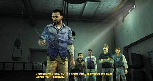 Nieazależnie od tego, kto poszedł z tobą, a kto nie, czeka na ciebie ostatnia scena w czwartym epizodzie - 7 - The Morning After | Epizod IV - Around Every Corner | The Walking Dead - The Walking Dead - poradnik do gry