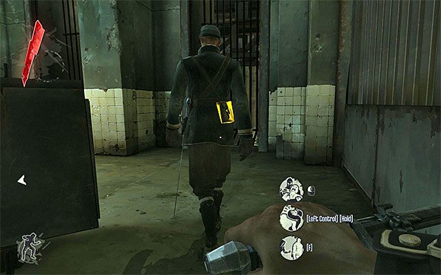 Ponownie zbliż się do pomieszczenia z wartownikami - Odnalezienie ładunku wybuchowego | Misja 1 - Dishonored - Dishonored - poradnik do gry