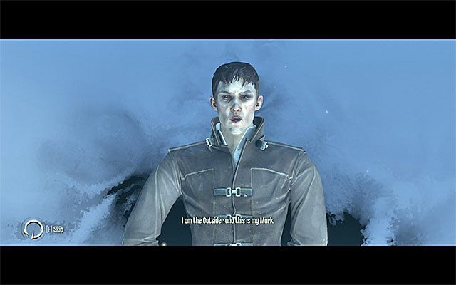 Cały ten etap to wstęp do nadnaturalnych mocy, które Corvo będzie pozyskiwał w toku rozgrywki - Somewhere Else... - Spotkanie z Outsiderem | The Hound Pits Pub #1 i #2 - Dishonored - poradnik do gry