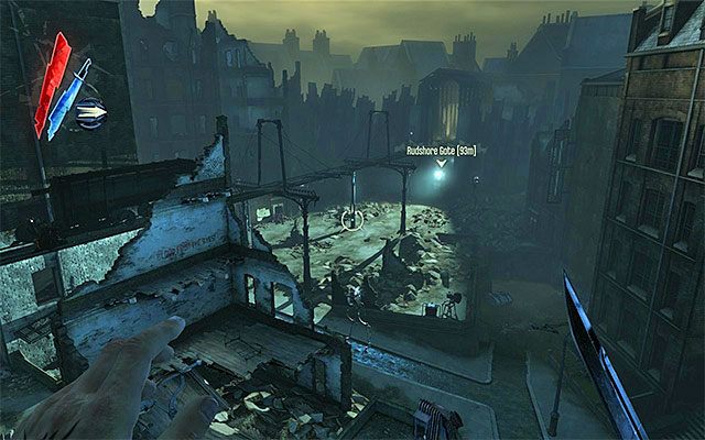 Na początek krótkie podsumowane i zarazem przypomnienie - Przedostanie się przez ścianę kwarantanny | Misja 7 - The Flooded District - Dishonored - poradnik do gry