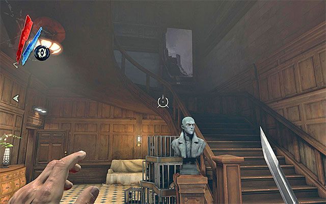 Jeżeli masz taką możliwość, to dokładnie zbadaj cały parter - Włamanie się do mieszkania doktora Galvaniego | Misja 2 - High Overseer Campbell - Dishonored - poradnik do gry