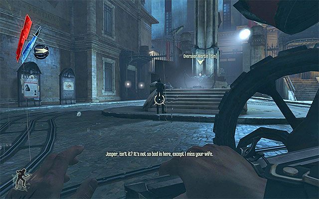 Po znalezieniu się w nowym miejscu ruszaj prosto - Dotarcie do placu Holgera | Misja 2 - High Overseer Campbell | Dishonored - Dishonored - poradnik do gry