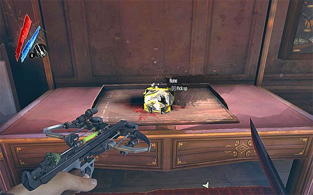 RUNA 1/5 - Runa znajduje się w tajnej komnacie doktora Galvaniego w jego mieszkaniu - Runy - Misje 1-3 | Sekrety | Dishonored - Dishonored - poradnik do gry