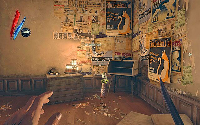 RUNA 2/5 - Runa znajduje się wewnątrz opuszczonego budynku mieszkalnego zlokalizowanego na prawo od klubu Złoty Kot - Runy - Misje 1-3 | Sekrety | Dishonored - Dishonored - poradnik do gry