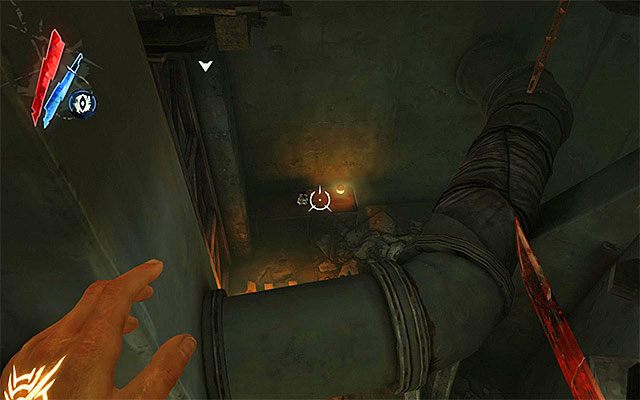 RUNA 2/5 - Runa znajduje się w podziemiach bazy Dauda (natrafia się na nią jeszcze przed skorzystaniem z tunelu) - Runy - Misje 4-9 | Sekrety | Dishonored - Dishonored - poradnik do gry