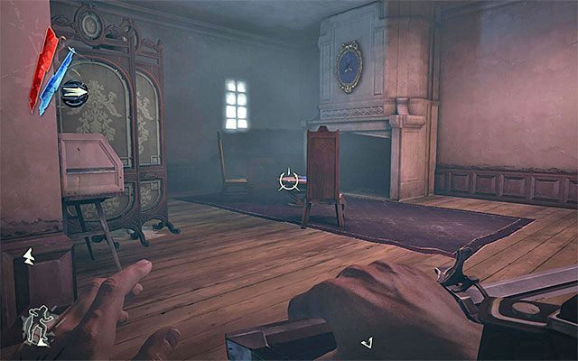 Pozostań przy klatce schodowej zarezerwowanej dla personelu i po minięciu pierwszego poziomu kontynuuj podróż ku wyższym piętrom - Uratowanie Emily | Misja 3 - House of Pleasure | Dishonored - Dishonored - poradnik do gry
