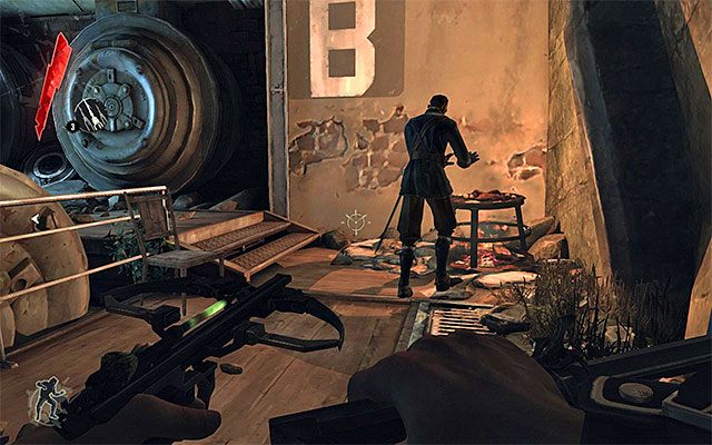 Tradycyjnie już zaczekaj aż wartownicy się rozejdą - Ucieczka z więzienia Coolridge - wydostanie się z kanałów | Misja 1 - Dishonored - Dishonored - poradnik do gry