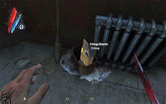 PLANY 1/1 (Prototype Blueprints) - Plany są w pokoju 202 w budynku pubu - Plany | Sekrety | Dishonored - Dishonored - poradnik do gry