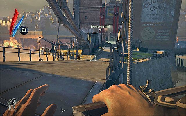 Zanim zajmiesz się ominięciem trzeciego posterunku musisz najpierw do niego dotrzeć - Ominięcie trzeciego posterunku | Misja 4 - The Royal Physician | Dishonored - Dishonored - poradnik do gry