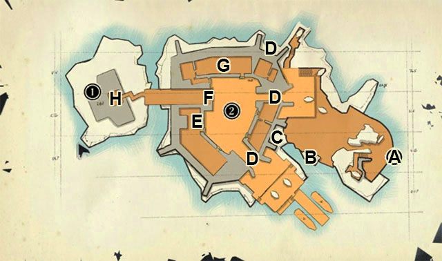 Oznaczenie na mapie - Plan misji | Misja 9 - The Light at the End | Dishonored - Dishonored - poradnik do gry