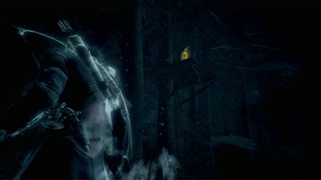 Po dotarciu do obozu uruchom Wzrok Orła, spójrz na Myriam stojącą na jednym z drzew, a następnie wejdź na górę - Codzienne życie w osadzie w Assassins Creed 3 Remastered - Assassins Creed 3 - poradnik do gry