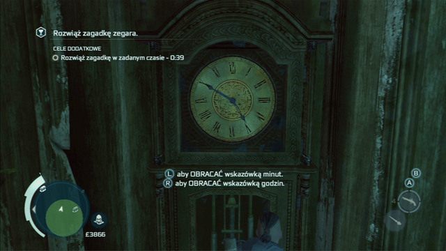 Cel dodatkowy: Rozwiąż zagadkę w określonym czasie - Zamek szalonego doktora (lokacja morska) | Skarb kapitana Kidda - Assassins Creed 3 - poradnik do gry