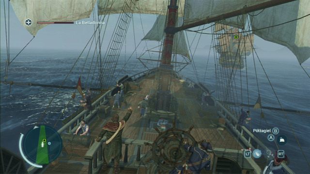 Jak ci się uda, podpłyń do okrętu, żeby rozpocząć abordaż - Francuski udział | Misje morskie w Assassins Creed 3 - Assassins Creed 3 - poradnik do gry