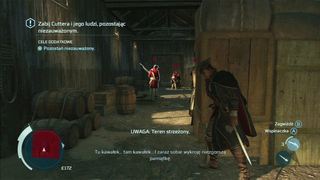 Gdy będziesz miał już klucz, wejdź do zaznaczonego magazynu - Sekwencja 2 - Chirurg | Solucja Assassins Creed 3 - Assassins Creed 3 - poradnik do gry