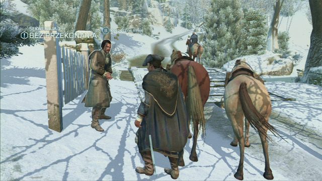 Aby rozpocząć misję, udaj się przy pomocy szybkiej podróży na Pogranicze i spotkaj się tam z Charlesem Lee - Sekwencja 3 - Bez przekonania | Solucja Assassins Creed 3 - Assassins Creed 3 - poradnik do gry