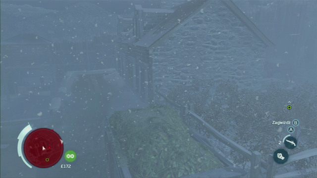 Gdy teren będzie czysty, przekradnij się na sam koniec krzaków rosnących obok muru - Sekwencja 3 - Egzekucja ponad wszystko | Solucja Assassins Creed 3 - Assassins Creed 3 - poradnik do gry