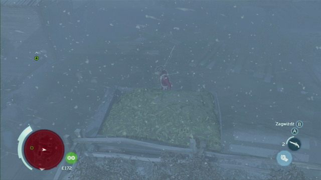 Zabij ze swojej kryjówki patrolującego teren żołnierza, a następnie wejdź na mur nad bramą - Sekwencja 3 - Egzekucja ponad wszystko | Solucja Assassins Creed 3 - Assassins Creed 3 - poradnik do gry