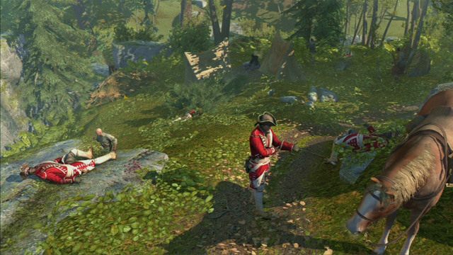 Gdy go zabijesz, zaatakuj pozostałych, nie przejmując się już wykryciem - Sekwencja 3 - Wyprawa Braddocka | Solucja Assassins Creed 3 - Assassins Creed 3 - poradnik do gry