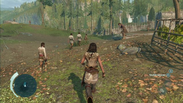 Po ponownym wejściu do Animusa, wcielisz się w postać młodego Connora - Sekwencja 4 - Zabawa w chowanego | Solucja Assassins Creed 3 - Assassins Creed 3 - poradnik do gry