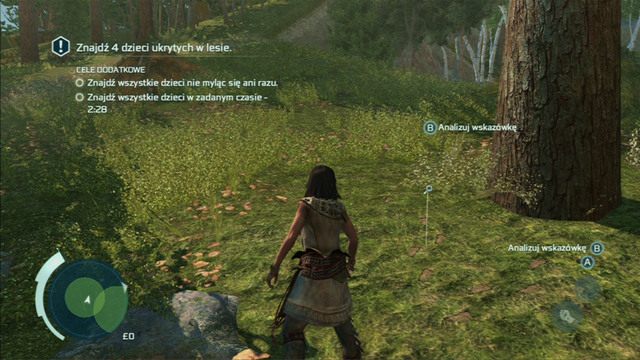 Pobiegnij teraz na środek najbliższego okręgu i zbadaj umieszczone tam wskazówki - Sekwencja 4 - Zabawa w chowanego | Solucja Assassins Creed 3 - Assassins Creed 3 - poradnik do gry
