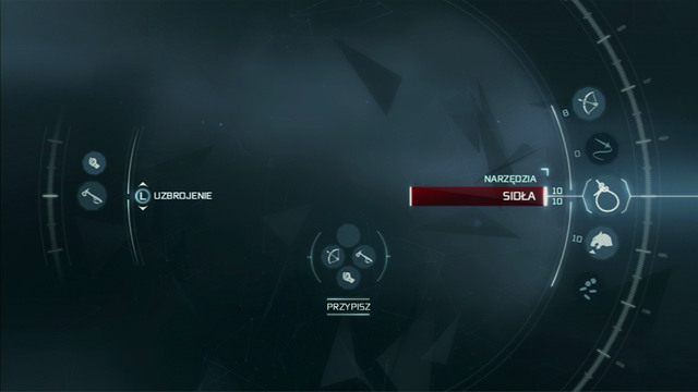 Po ich zbadaniu musisz przytrzymać przycisk ekwipunku i prawą gałką analogową wybrać sidła - Sekwencja 4 - Lekcja myślistwa | Solucja Assassins Creed 3 - Assassins Creed 3 - poradnik do gry