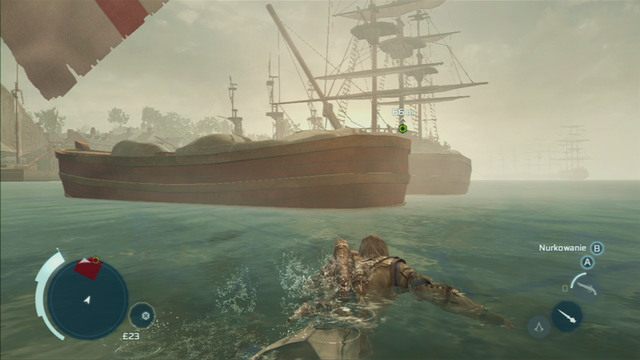 Opuść okręt zanim bomba wybuchnie, a następnie popłyń do drugiej łajby - Sekwencja 7 - Konflikt narasta | Solucja Assassins Creed 3 - Assassins Creed 3 - poradnik do gry