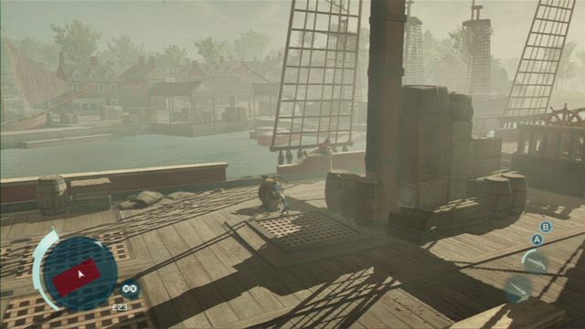 Możesz teraz podłożyć ładunek wybuchowy i uciec do morza - Sekwencja 7 - Konflikt narasta | Solucja Assassins Creed 3 - Assassins Creed 3 - poradnik do gry