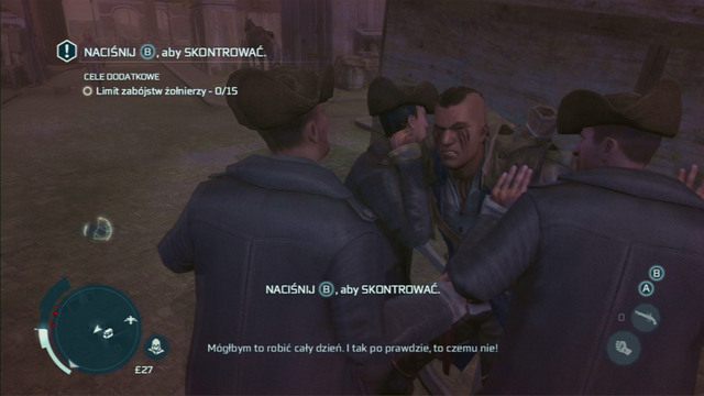 Skontruj ataki swoich oprawców, a następnie zabij dwa oddziały wrogów - Sekwencja 12 - Spoczywaj w pokoju | Solucja Assassins Creed 3 - Assassins Creed 3 - poradnik do gry