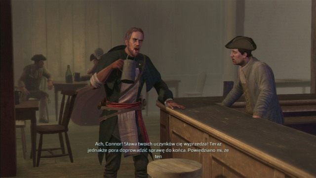 Po rozmowie w karczmie otrzymasz zadanie zabicia lokalnego przywódcy Templariuszy - Mapa Boston - Dzielnica Północna w Assassins Creed 3 - Assassins Creed 3 - poradnik do gry