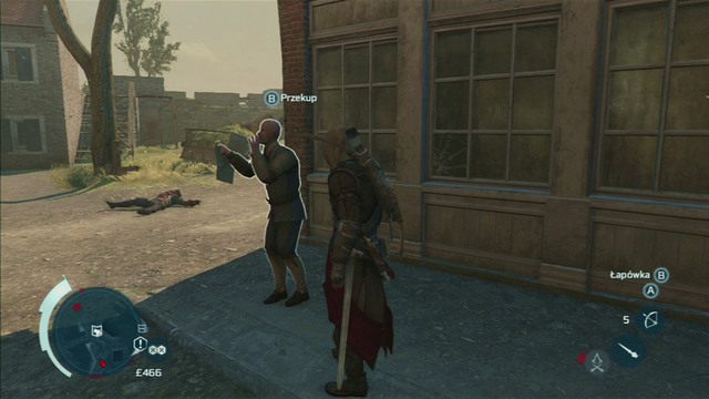 Przekupując krzykaczy (-2 poziomy) - Jak obniżyć rozgłos w Assassins Creed 3? - Assassins Creed 3 - poradnik do gry