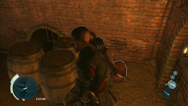 Niedaleko wyjścia Brewery powinieneś znaleźć beczkę z prochem - Nowy Jork | Mapa kanałów w Nowym Jorku | Assassins Creed 3 - Assassins Creed 3 - poradnik do gry