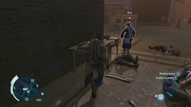 Jak podejdziesz do niego, będąc poza walką, zaliczysz zadanie - Mapa Nowego Jorku i Dzielnica Wschodnia w Assassins Creed 3 - Assassins Creed 3 - poradnik do gry